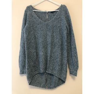 Blue Knit Sweater